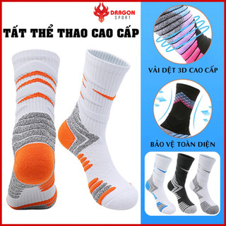 Tất Vớ Bóng Rổ Chạy Bộ Chống Trơn Thể Thao Nam Nữ Cổ Ngắn Lửng Cao Đá Banh Cầu Lông Tennis Bóng Chuyền Giá Rẻ iSOCK