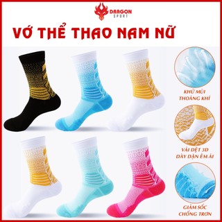 Vớ Tất Chạy Bộ Bóng Rổ Thể Thao Nam Nữ Chính Hãng Cao Cấp Đá Banh Bóng Chuyền Cầu Lông Tennis Đạp Xe Phụ Kiện Tập Gym
