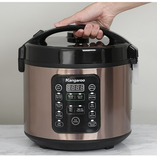  Nồi cơm điện tử Kangaroo 1.8 lít KG18DR6 Hàng trưng bày 99% Tiện ích Hẹn giờ 24 giờ Giữ ấm 12 giờ 
