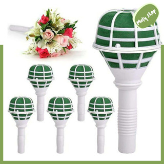 [Siêu Rẻ]_Lốc 6 Cái Cốt Cắm Hoa, Tay Cầm Làm Bó Hoa Cưới Cầm Tay Cho Cô Dâu (Đã bao gồm xốp)_Shop Mely