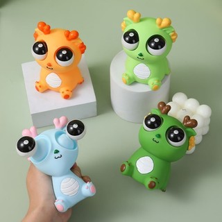 Rồng Mắt Lồi Đồ Chơi Squishy Nắn Bóp Hình Rồng Đàn Hồi Giảm Stress