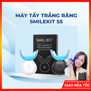 Kit trắng răng SMILEKIT S5 - Máy tẩy trắng răng không ê buốt, giúp răng trắng sáng, chắc khỏe từ sâu bên trong