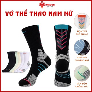 Vớ Tất Thể Thao Chạy Bộ Bóng Rổ Chống Trơn Nam Nữ Cổ Ngắn Lửng Cao Đá Banh Cầu Lông Tennis Giá Rẻ