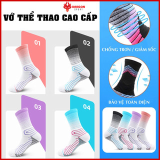 Vớ Tất Thể Thao Chạy Bộ Bóng Rổ Chống Trơn Nam Nữ Cổ Ngắn Lửng Cao Đá Banh Cầu Lông Tennis Giá Rẻ