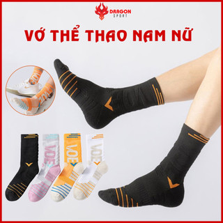 Vớ Tất Thể Thao Nam Nữ Bóng Rổ Chính Hãng Cao Cấp Chạy Bộ Đá Banh Bóng Chuyền Cầu Lông Cổ Ngắn Lửng Cao Dài Phụ Kiện Gym