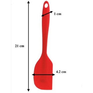 Spatula màu sắc 21cm - Cây trộn bột Silicon