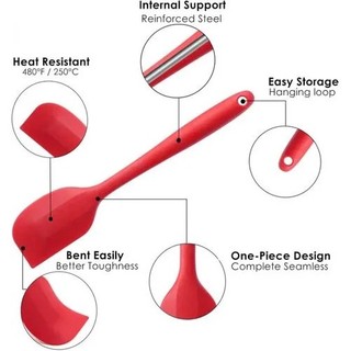 Spatula màu sắc 28cm - Cây trộn bột Silicon