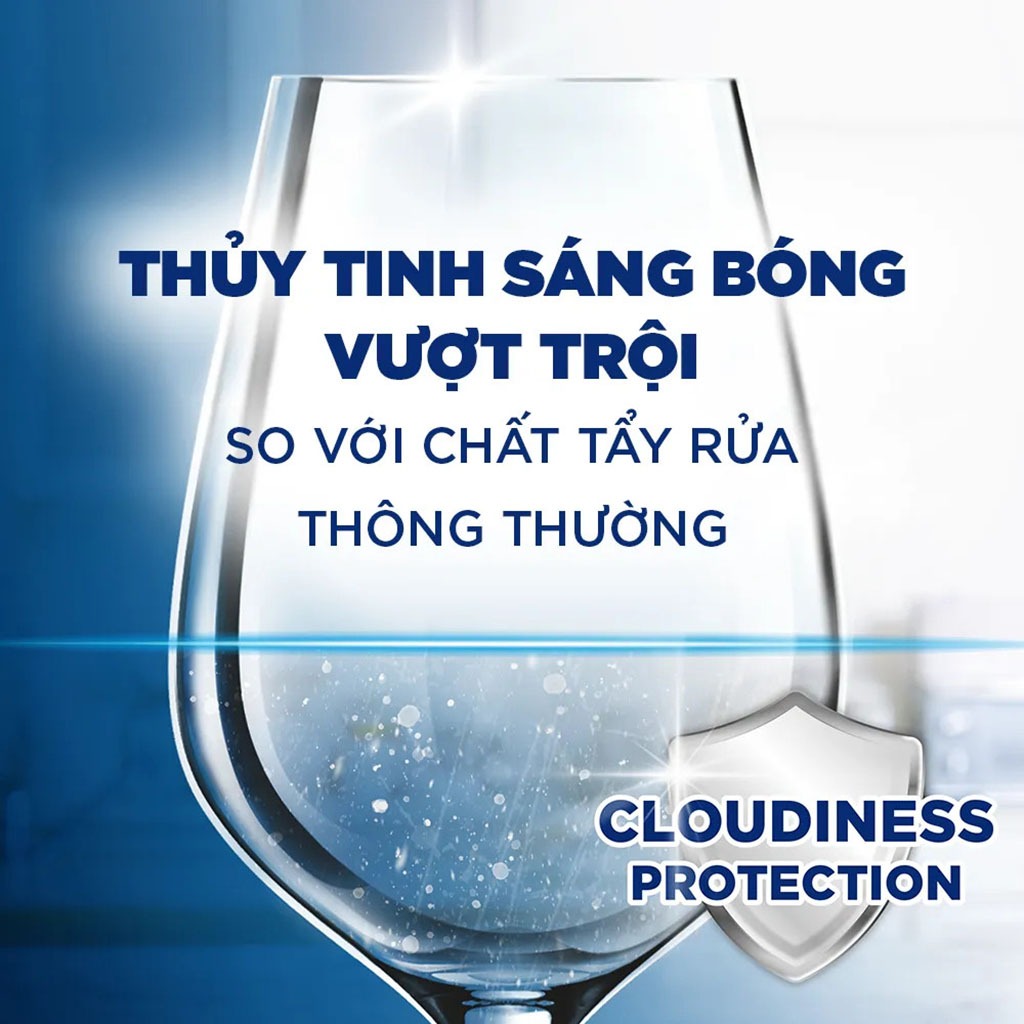 Nước làm bóng finish 800ml hương chanh nhập khẩu Đức dành cho máy rửa bát giúp bát đĩa sáng bóng
