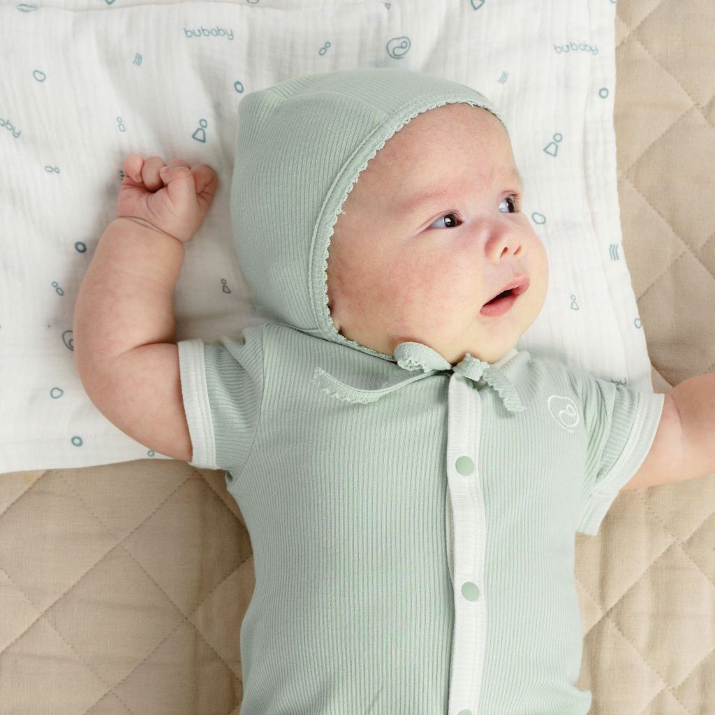 Mũ Buộc dây Siro Bonnet BuBaby - BuBaby