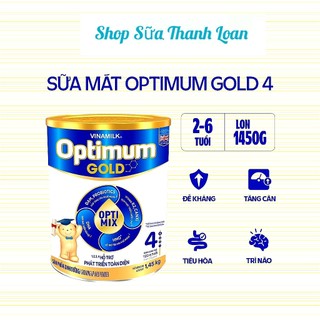 [HSD T2-2026] SỮA BỘT VINAMILK OPTIMUM OPTI MIX GOLD 4 - HỘP THIẾC 1.45KG.
