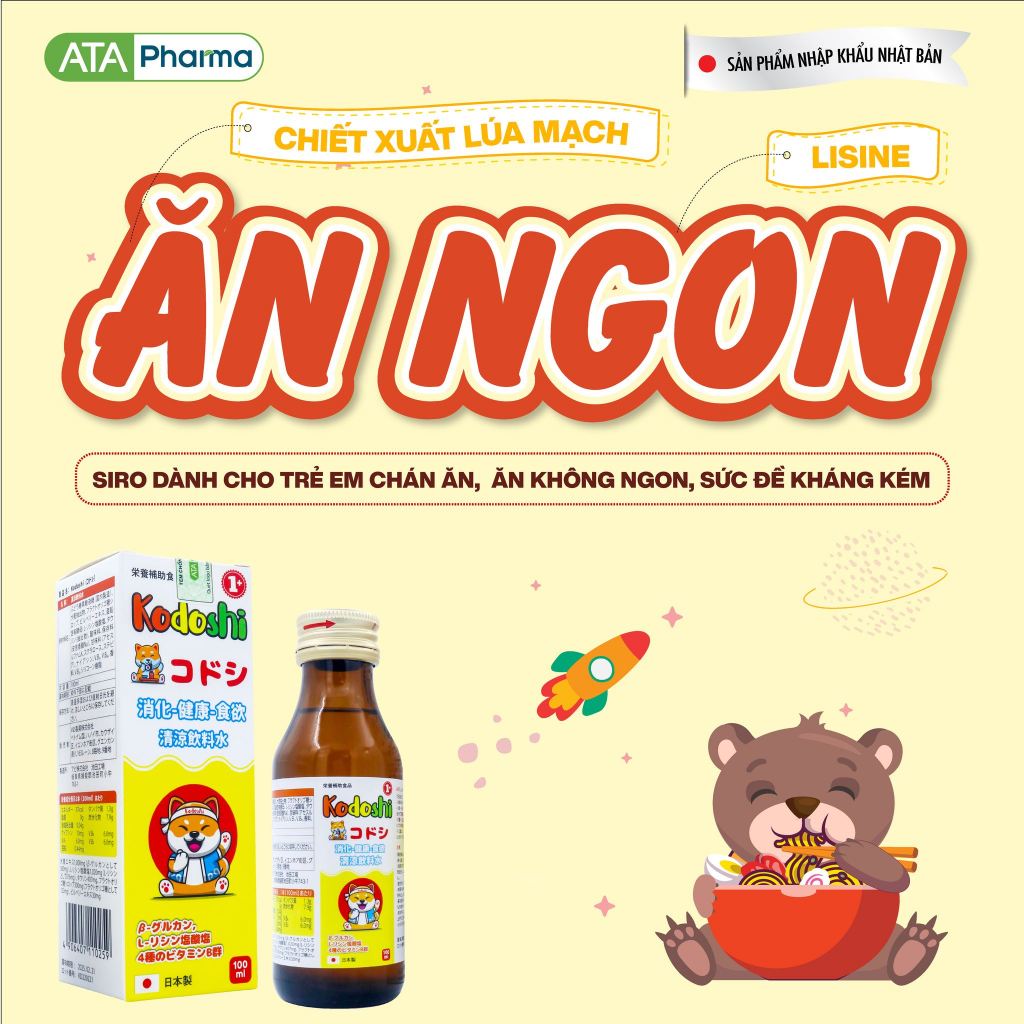 COMBO 2 SIRO ĂN NGON TĂNG ĐỀ KHÁNG KODOSHI NHẬP KHẨU NHẬT BẢN tặng 1 hộp Umi BiBi