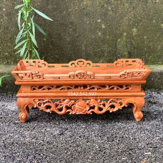 Bệ đài nước mâm tế mâm bịch gỗ hương cao cấp sang trọng