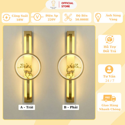 Đèn Tường Energy Green Lighting Chú Huơu DT-6029 - Trang Trí Phòng Ngủ,Phòng Khách - BH 1 Năm