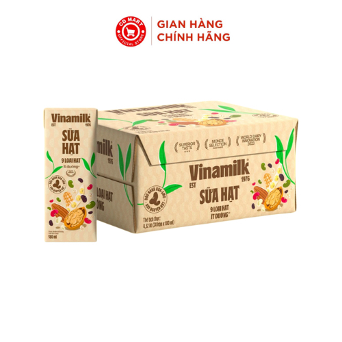  Thùng 24 hộp sữa 9 loại hạt Vinamilk Super Nut 180ml  bao bì mới  