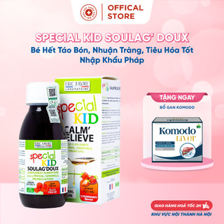Special Kid Soulagdoux Hỗ Trợ Tiêu Hóa,Giảm Táo Bón,Nhuận Tràng.Hấp Thụ Dinh Dưỡng Ở Trẻ