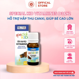 Siro Special Kid D3K2 Vitamins bổ sung vitamin D3 vitamin K2 hỗ trợ tăng cường hấp thu canxi suckhoechomoinha