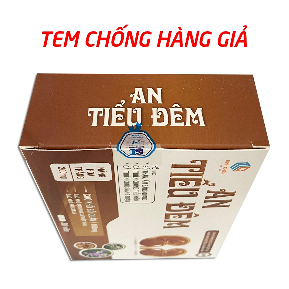 An Tiểu Đêm (vỉ nâu) DƯỢC PHẨM 24H MC thảo dược giúp bổ thận, giảm tiểu đêm, tiểu đục, tiểu nhiều lần - 30 viên