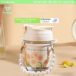 Cốc nước thủy tinh cầm tayCốc nước chịu nhiệt,Cốc nước cầm tay ngọc trai có thể được sử dụng làm quà tặng
