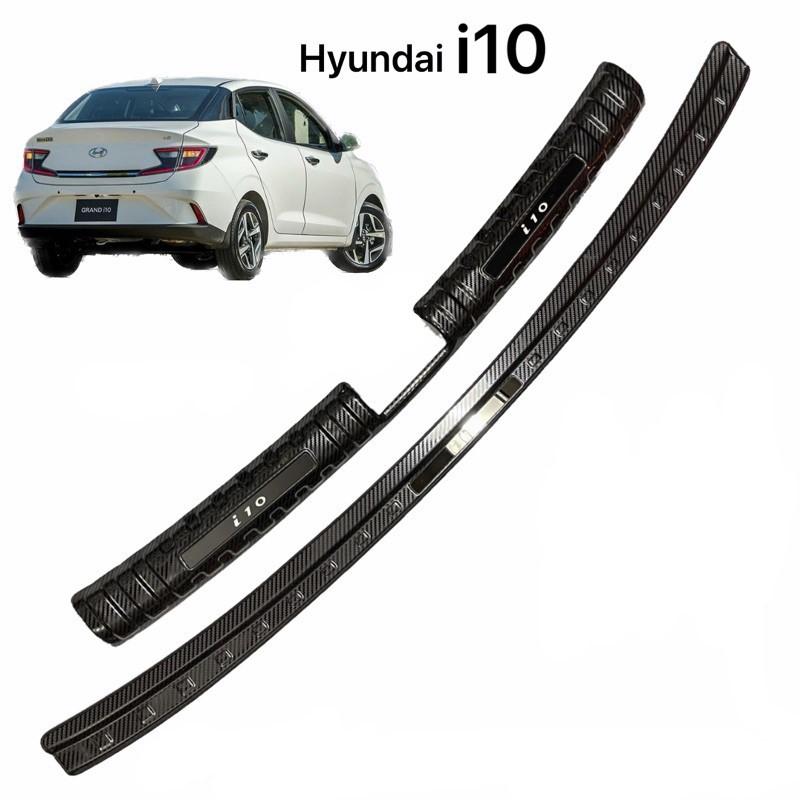 Chống trầy cốp hyundai  i10 2022 2023 2024 2025 Sedan + HB hatchback Carbon cao cấp