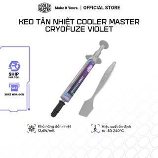 Keo Tản Nhiệt Cooler Master CRYOFUZE VIOLET 5 Hiệu Suất Dẫn Nhiệt Cao Cho CPU/GPU (12.6W/m.K), Chống Ăn Mòn, Oxi Hóa