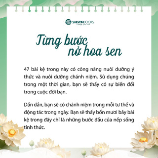Sách Từng Bước Nở Hoa Sen (Tái Bản)