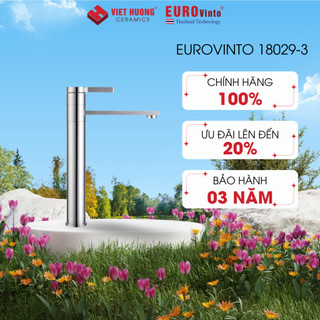Vòi lavabo nóng lạnh Eurovinto 18029-3 đồng thau nguyên khối - Vòi bồn rửa mặt đồng H59 chính hãng