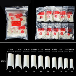 Móng nối tip tre Hàn Quốc túi 500 móng đục