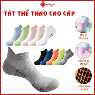 Tất Thể Thao Vớ Nam Nữ Chính Hãng Cao Cấp Chạy Bộ Chống Trơn Cổ Ngắn Cao Lửng Giá Rẻ Cầu Lông Tennis Bóng Rổ iSOCK