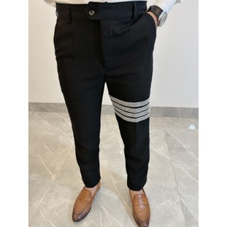 quần tây âu đính đá cho boy phố