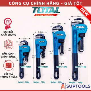 Mỏ lết răng 8" / 10" / 12" / 14" total tht170806 - tht171006 - tht171206 - tht171146
