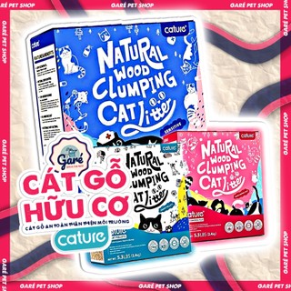 Cát gỗ Cature mèo Natural Wood cát gỗ & Natural Tofu cát đậu nành hữu cơ thân thiện môi trường