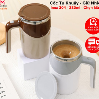 Cốc pha cafe tự khuấy inox dùng pin. đtbx