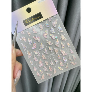 sticker bướm dán móng nổi 5d