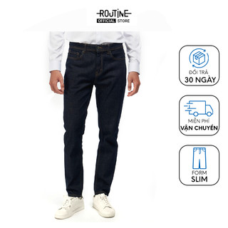Quần Jean Nam Trơn Form Slim - Routine 10F20DPA103CR1