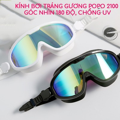 Kính bơi SPORTY 2100 góc nhìn 180 độ cản tia UV, sương mờ dành cho người lớn và trẻ em từ 8 tuổi