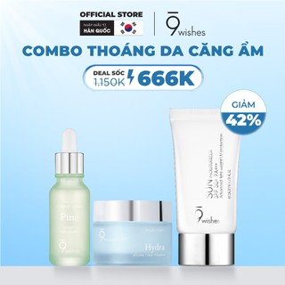  Combo 1 Tinh chất Amazing Pine 25ml + 1 Kem dưỡng da Hydra 50ml + 1 Kem chống nắng Sun Moisturizer 50ml