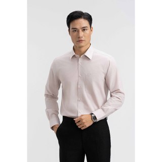 Áo sơ mi dài tay màu vải tc regular fit 325 vĩnh tiến - vm5-g507