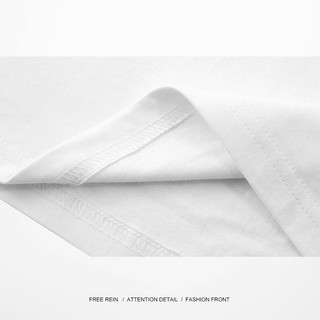 Áo thun nữ form rộng Guguno cotton cổ tròn in basic