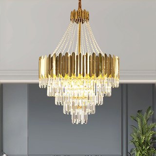 Đèn thả chùm MIWER thông tầng phong cách sang trọng loại 80x120cm trang trí nhà cửa hiện đại