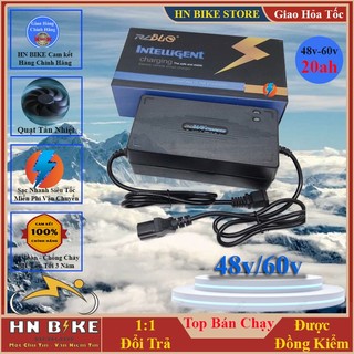 Sạc acquy 60V20ah, sạc ác quy cho xe máy điện - xe đạp điện, sạc có đèn báo, tự ngắt khi sạc đầy