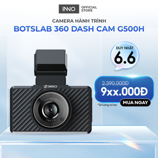 Bộ đôi camera hành trình Botslab G500H 360 Dash Cam | cam 3K+720P | tích hợp GPS | cảm biến G-Sensor - Hàng chính hãng
