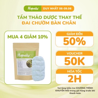 Tấm Thảo Dược Thay Thế Cho Đai Chườm Nóng Bàn Chân Bằng Điện Hapaku