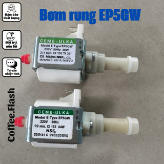 Bơm rung , bơm điện từ ulka-ceme mã ep5gw cho máy pha cà phê