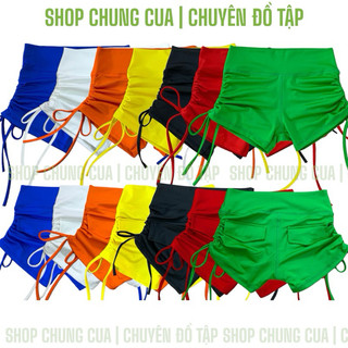 Quần tập nữ rút trơn cạp bằng, quần tập aerobic, zumba, shuffl dance, dân vũ