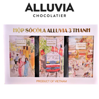 HỘP QUÀ TẶNG SOCOLA 3 THANH ALLUVIA