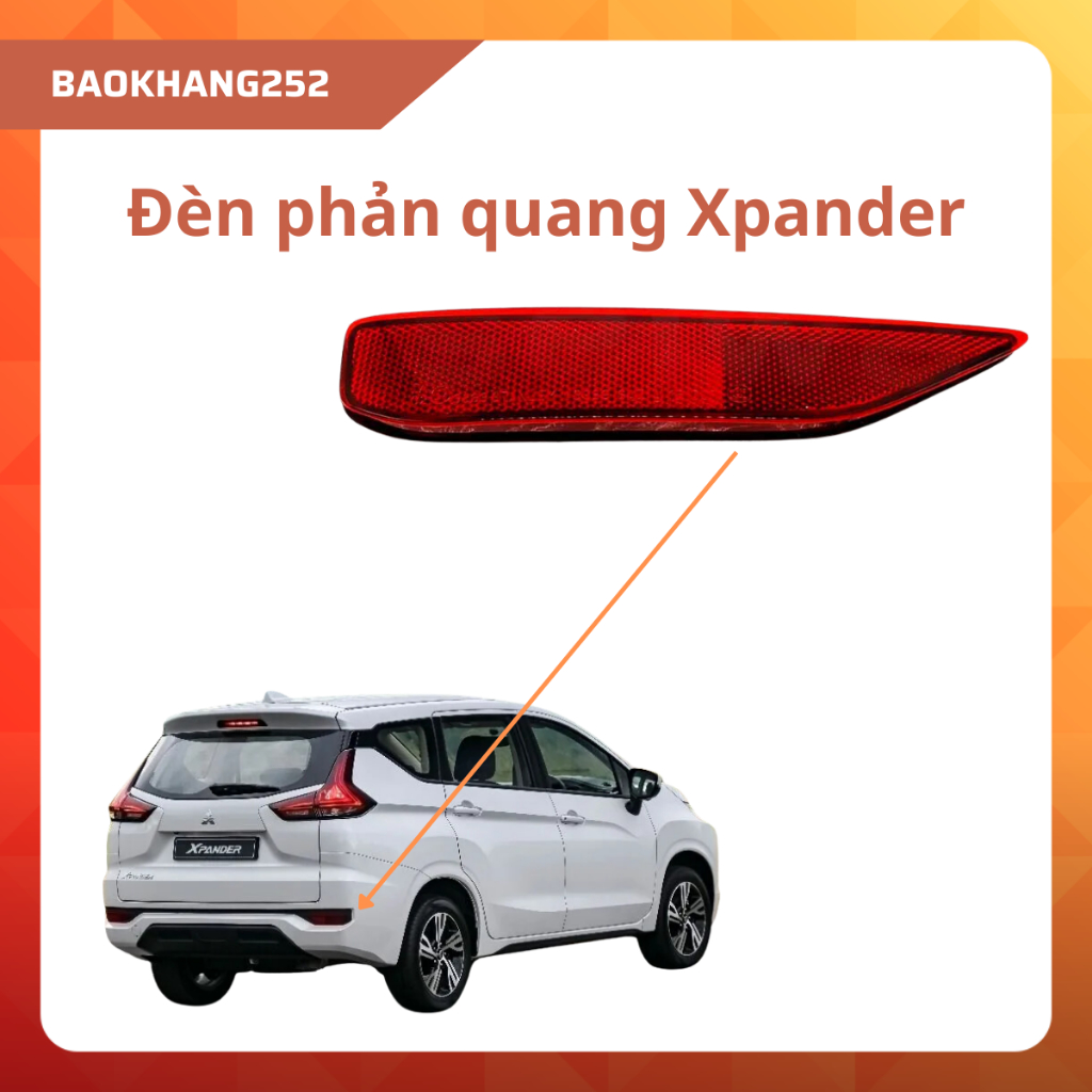 Đèn Phản Quang Sau, Đèn Gầm Cản Sau MITSUBISHI XPANDER 2017 - 2024