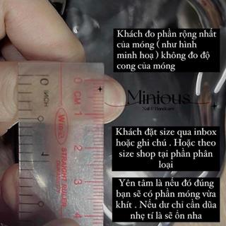 (TRẢ HÀNG 1-2 NGÀY) NAILBOX THIẾT KẾ OMBRE LÒNG ĐÀO