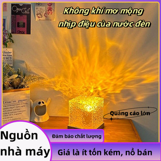xoay ngọn lửa phòng ngủ ánh sáng sáng tạo cạnh giường ngủ phòng ngủ nhiều màu lãng mạn không gian