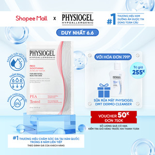 MẶT NẠ DƯỠNG ẨM VÀ LÀM DỊU DA PHYSIOGEL RED SOOTHING AI (Gói 1 miếng)