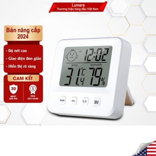Nhiệt Ẩm Kế Điện Tử Đo Nhiệt Độ Và Độ Ẩm Phòng Ngủ Cho Bé LUMERE-0280